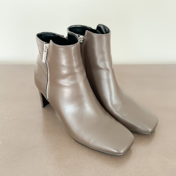 Calvin Klein | Dark Brown Ankle Bootie - Picture 4 of 10